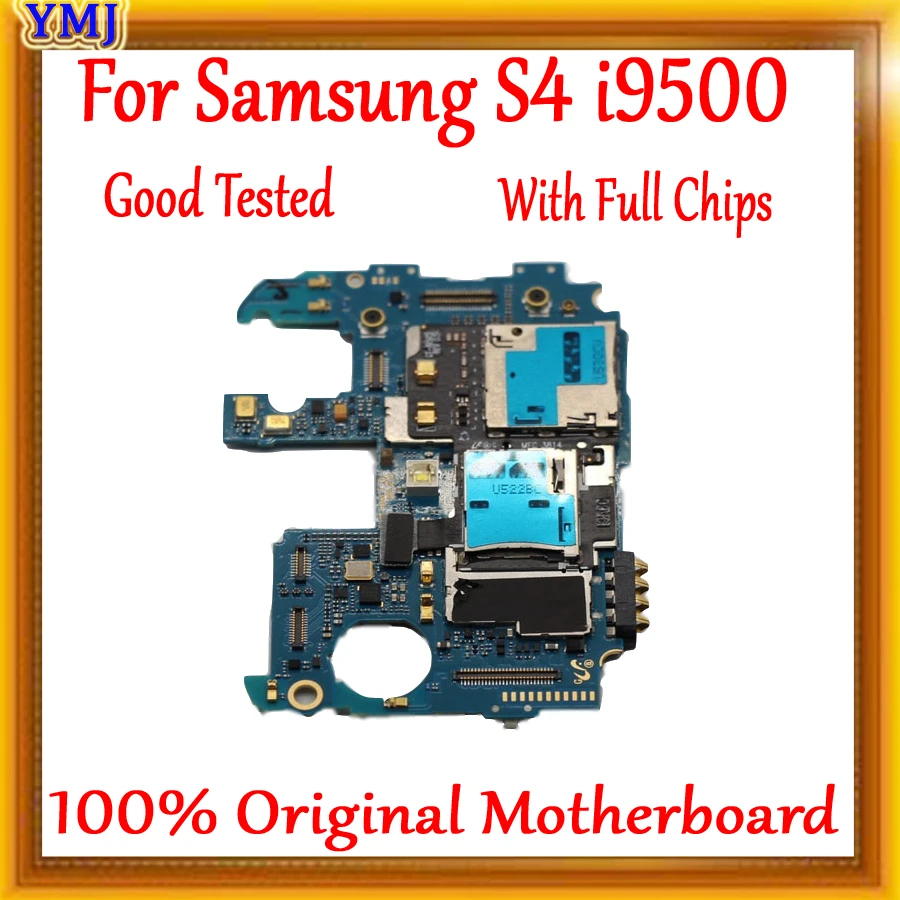 С системой Android для материнской платы Samsung Galaxy S4 i9500 оригинал 16 ГБ 100%