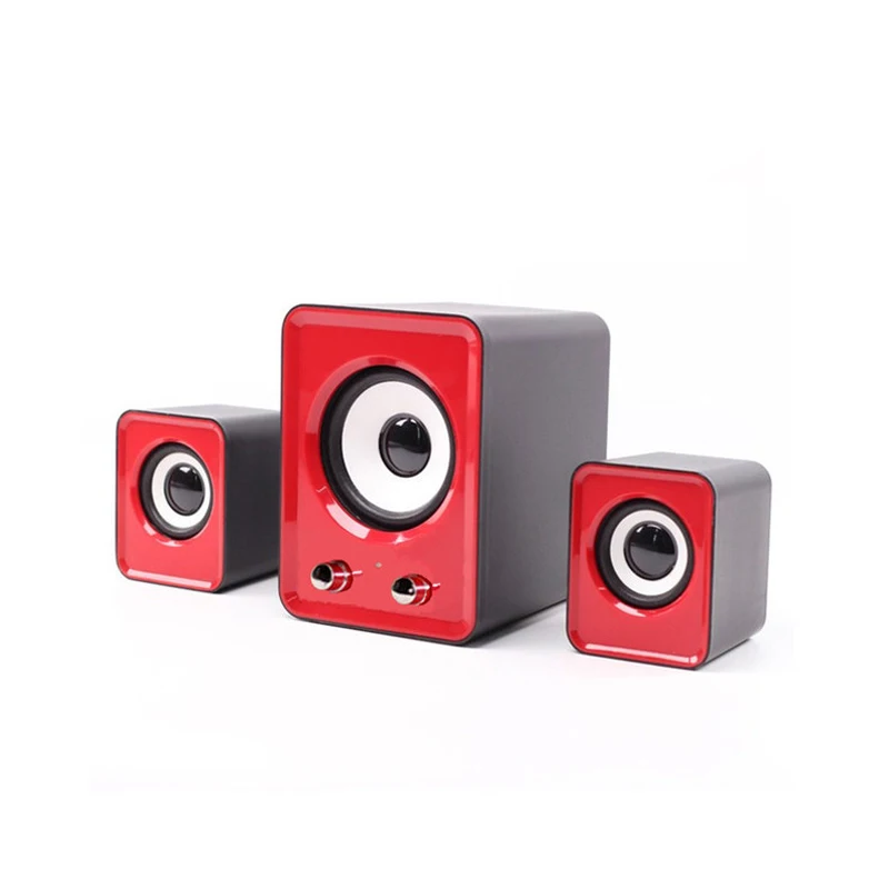 2.1 Combination Speaker USB Wired Multimedia Bass PC Portable Music DJ Computer Speakers for Laptop TV | Электроника
