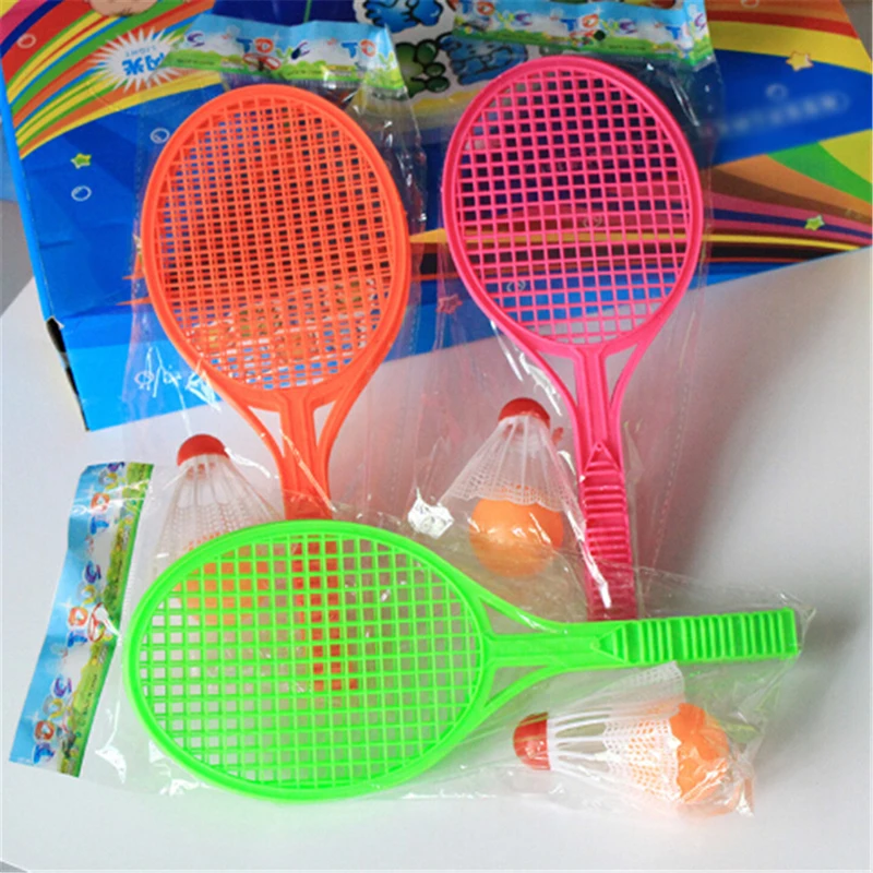 

1 Pair Novelty Badminton Tennis Set Racket Parent-child Sport Educational Toys Baby Sport Kid Baby Outdoor Sport Random