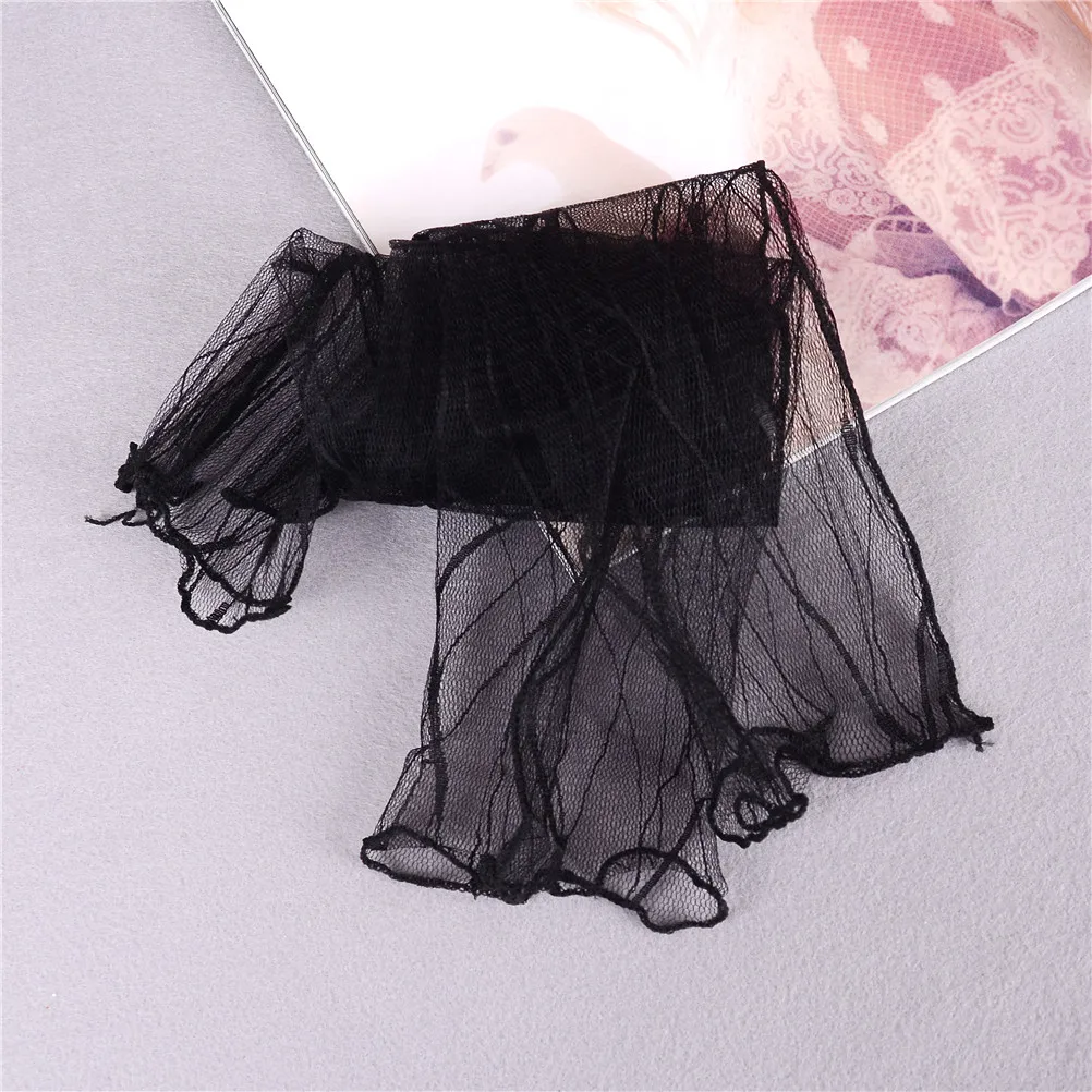 

1 Pair Women Line Lace Flower Fashion Shading Long Fingerless Bridal Glove Women Gloves Summer Anti-UV Gloves Sexy