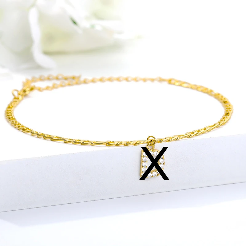 

Letters Anklet Leg Bracelet For Women Foot Jewelry Vintage Feet Chain Anklet Beach Friendship Accessories Bracelet Femme