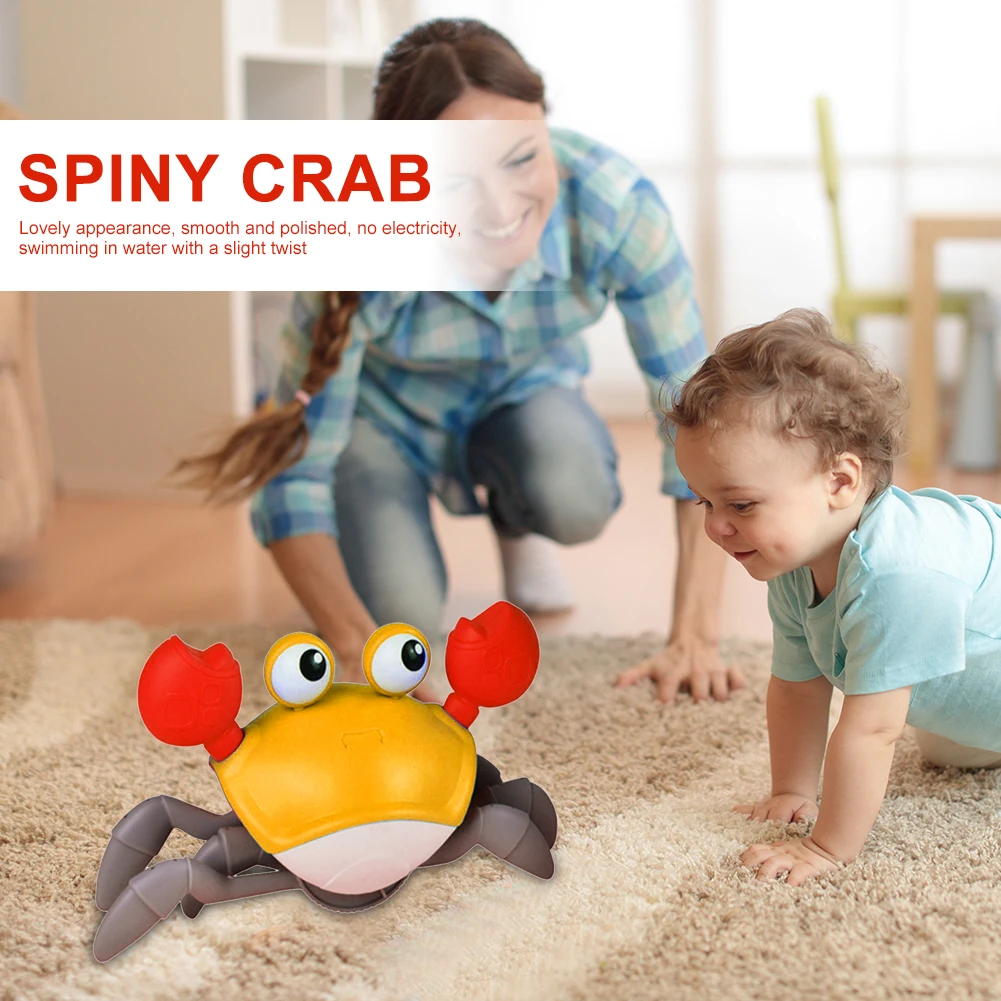 

Cartoon Crab Kids Bath Playing Water Toys Practical Multi-functional Durable Baby Wound-Up Chain Clockwork Swim Toy