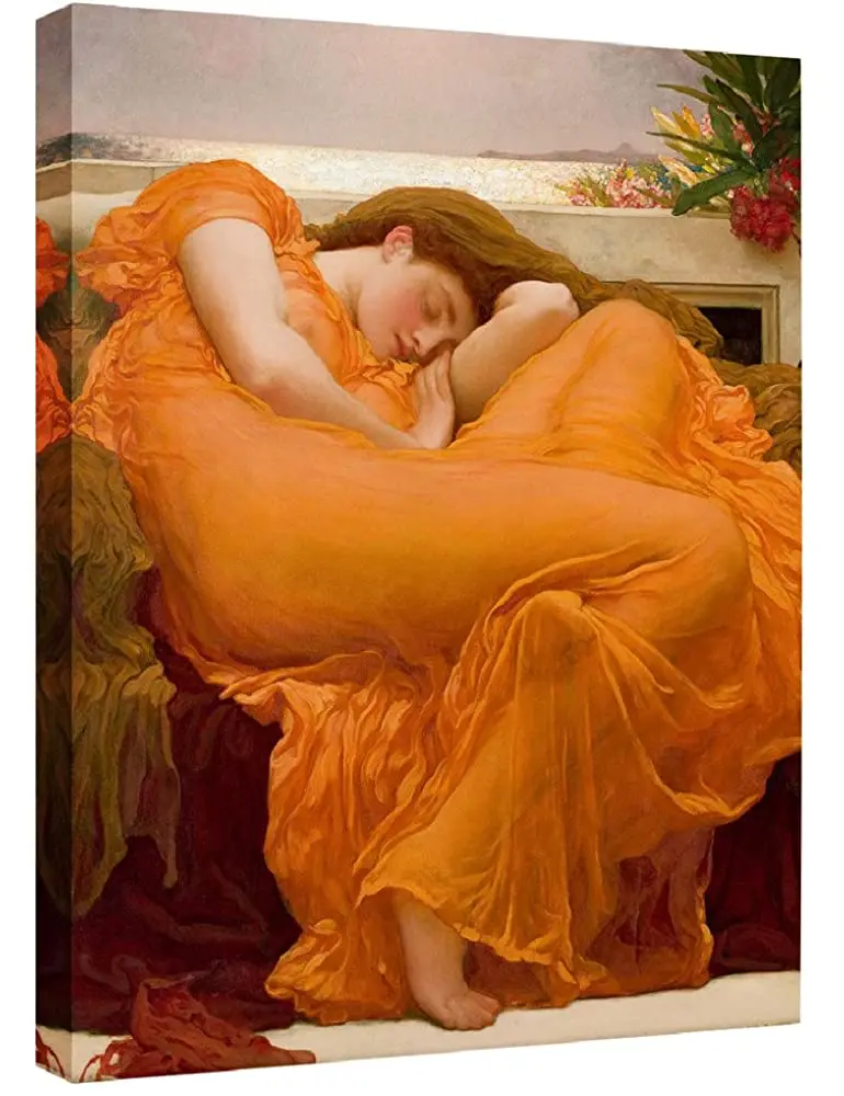 EliteartFlaming June от Фредерика Лейтон композиция картина маслом Воспроизведение