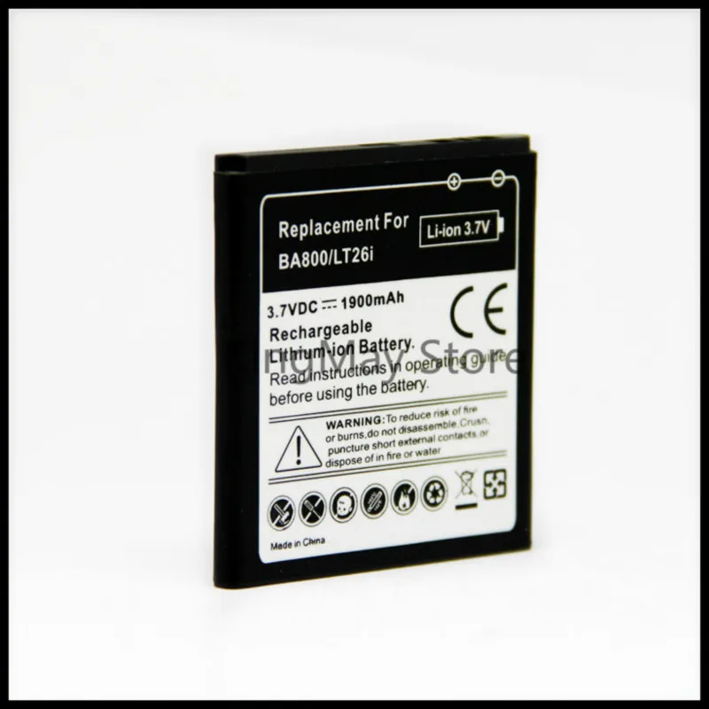 Аккумулятор BA800 для Sony Ericsson Xperia S Arc HD LT26i LT26 V LT25i|battery for sony ericsson|ba800 batterylt25i battery |