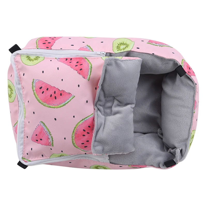 Four Seasons Young Rat Warm Cotton Nest Watermelon Print Hammock Guinea Pig Rabbit Cage Accessories | Дом и сад