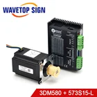 Трехфазный шаговый двигатель 3DM580 573S09-L 573S15-L Leadshine для лазерной резки и гравировки на углекислом газе