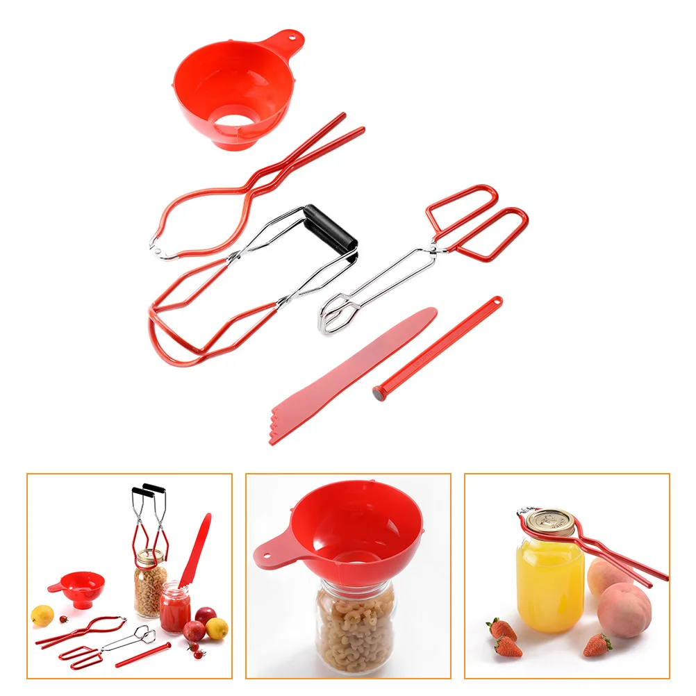 

Набор для консервирования, гаечный ключ, удобная Воронка для варенья, принадлежности для изготовления джема, 6 шт., 1 комплект