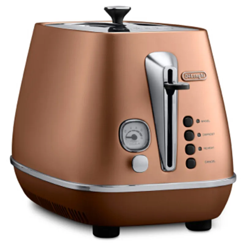 Delonghi металлический корпус полностью автоматический 2 планшета тостер хлебопечка вертел драйвер машина для завтрака различные выпечки одна кнопка размораживание