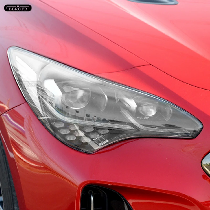 Тонировка для автомобильных фар Черная защитная пленка прозрачная наклейка Kia Rio