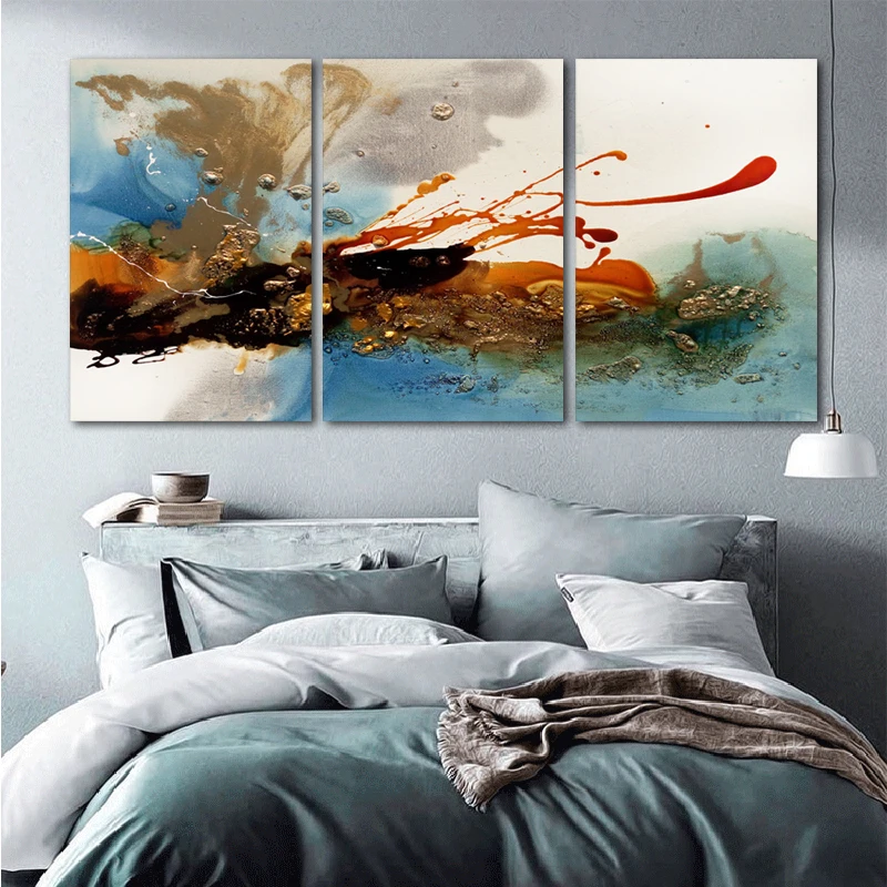 RELIABLI Арт холст Картина Красочные облака фотографии Wall ART Для Гостиная украшения