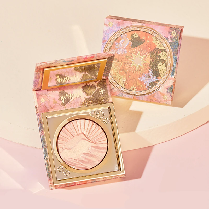 

Mountain & Sea Surprise Highlight Powder Two-Color Glitter Diamond Fairy Shimmer Matte Highlight Repair Makeup Palette