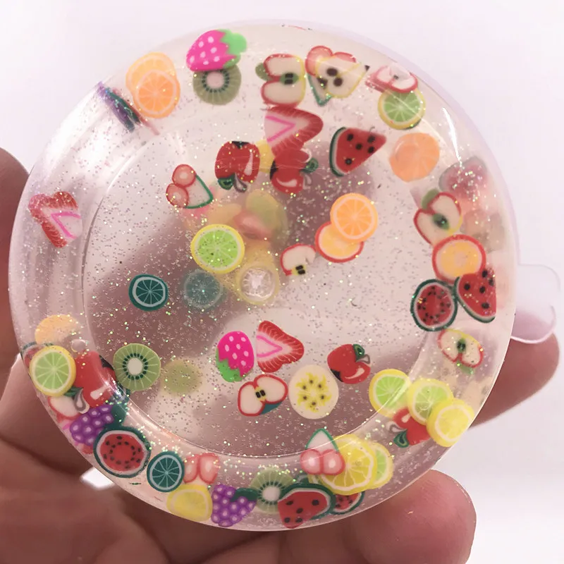 Слайм фруктовый ломтик Хрустальная грязь декомпрессионный носовой слайм
