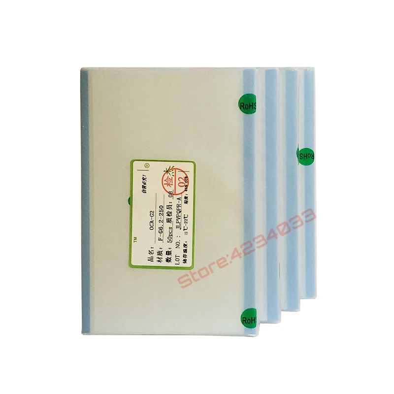 50 Piece Original OCA For Samsung Galaxy Mega 6.3 / i9200 LCD Screen Display Optical Clear Adhesive Glue Sticker