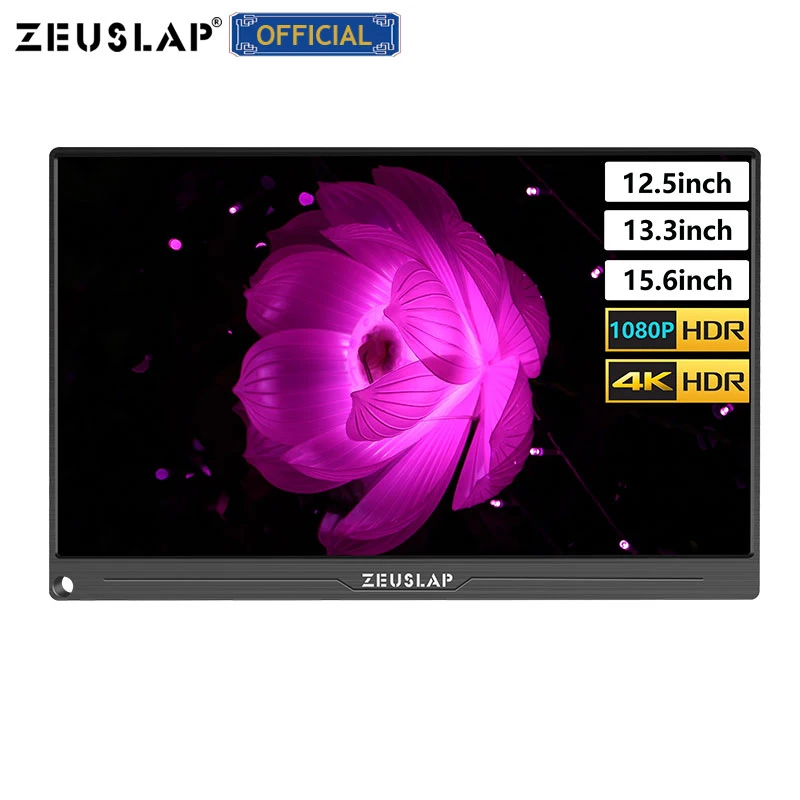 Фото 12 5 "15 6" Тип C USB HDMI совместимый DP 4K ультратонкий портативный игровой монитор 12 5 "15 6" Тип C USB HDMI совместимый DP 4K ультратонкий портативный игровой монитор