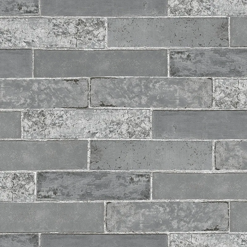 Китайские винтажные 3D искусственные рулонные обои кирпичная стена пвх ретро