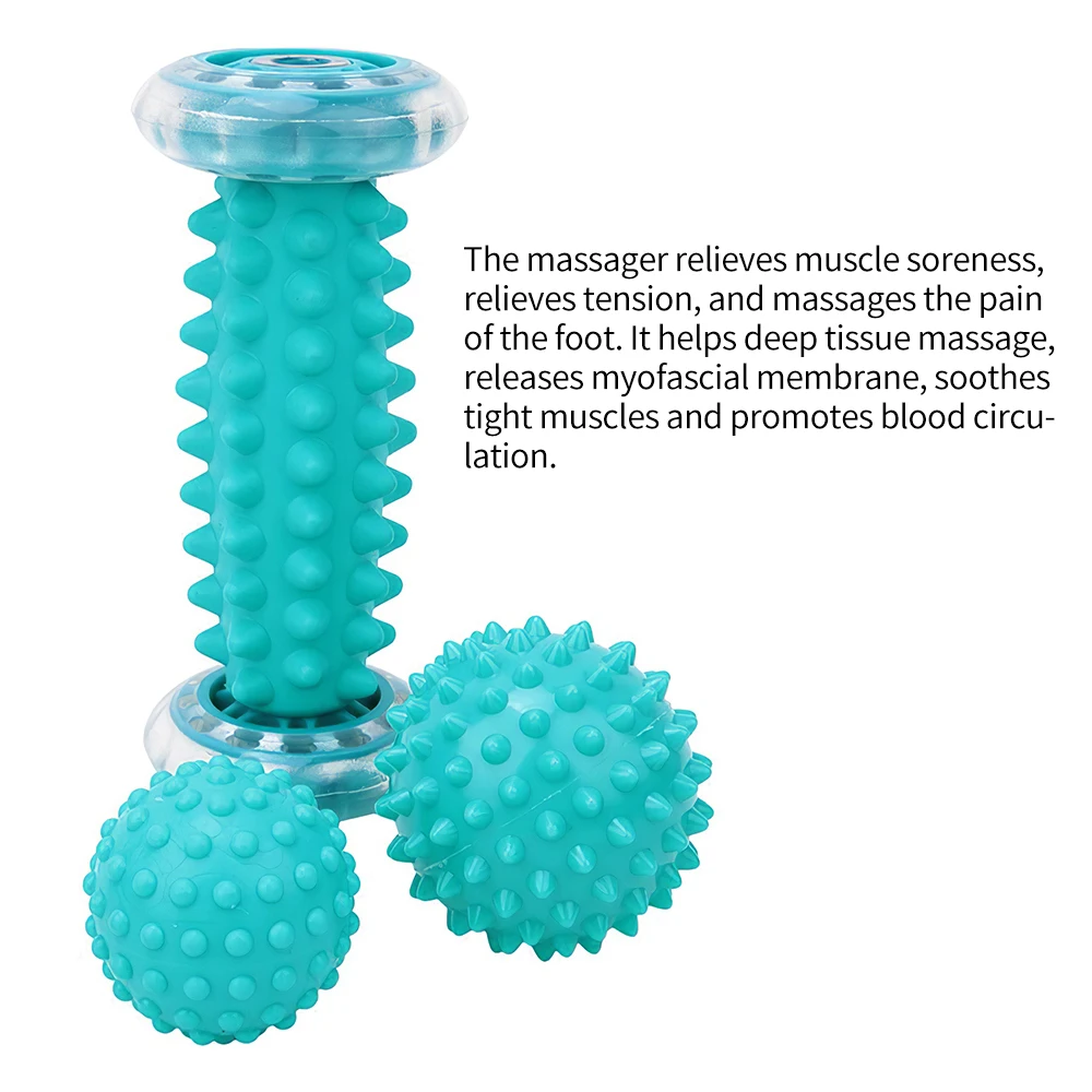 

3pcs Massage Ball Plantar Fasciitis Ball Muscle Relaxation Exercise Ball Exercise Plantar Ball Soft Foot Pain Relive Ball