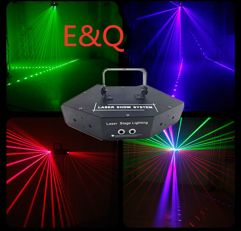 Новые лазерные линии изображения RGB сканирование луча DMX DJ танцевальный бар кофе