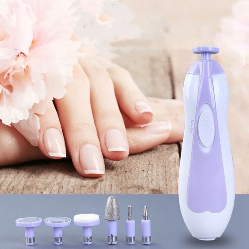 

Electric Baby Nail File Clippers Toes Fingernail Cutter Trimmer Manicure Tool