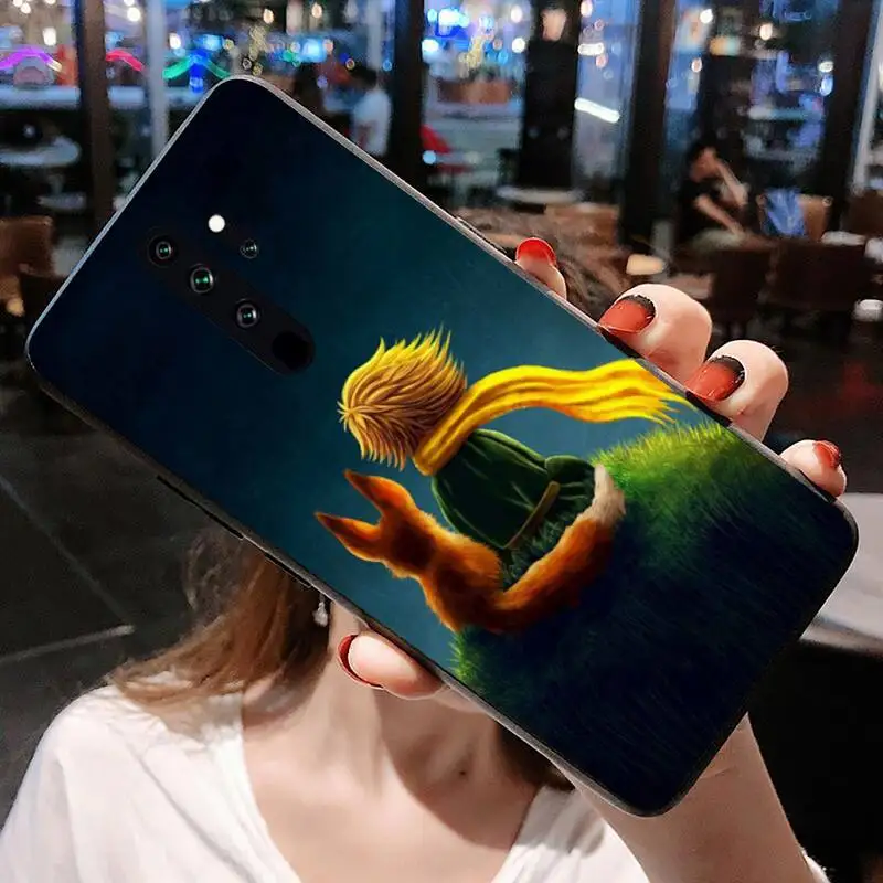 Dabieshu в стиле Маленький принц и лиса мягкий черный чехол для телефона Redmi Note 9 8 8T 8A 7
