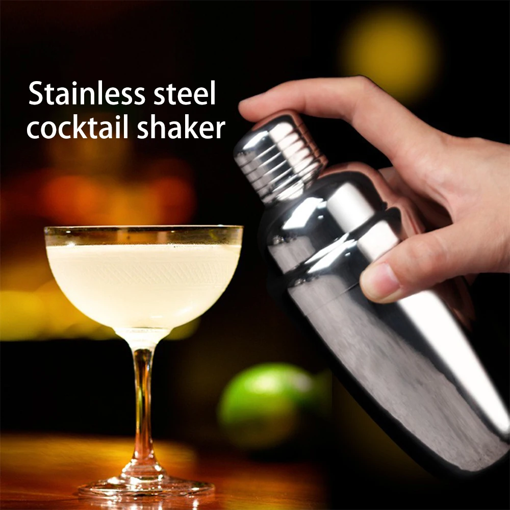

Японский шейкер из нержавеющей стали, коктейльный шейкер для бара и ночного клуба, трехступенчатый шейкер с изображением снега, кружка-шейк...