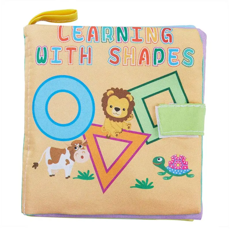 Мягкая детская тканевая книга для раннего образования новорожденных игрушки