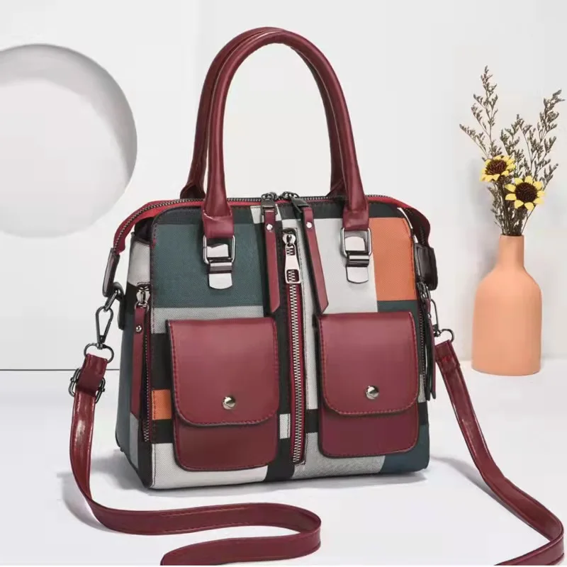

One-shoulder messenger bag retro portable female bag 2021 new fashion foreign style texture