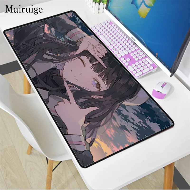 

Anime Mouse Pad Card Captor Sakura XXL PC Laptop Keyboard Desk Mat Lockedge Decoracion Gamer Girl Accessories Kawaii Mousepad