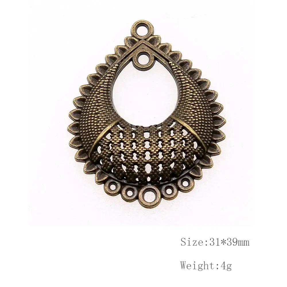 

Malzahar 10 Pieces Earring Connector Jewelry Findings Components Pendants For Crafts