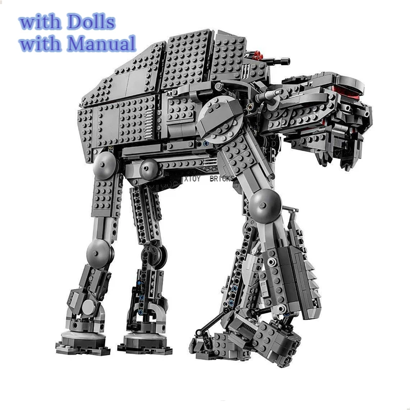 

10908 Star Plan First Order Heavy Assault Walker Building Blocks Bricks with Figures Compatible 75189 diy Toys for Children