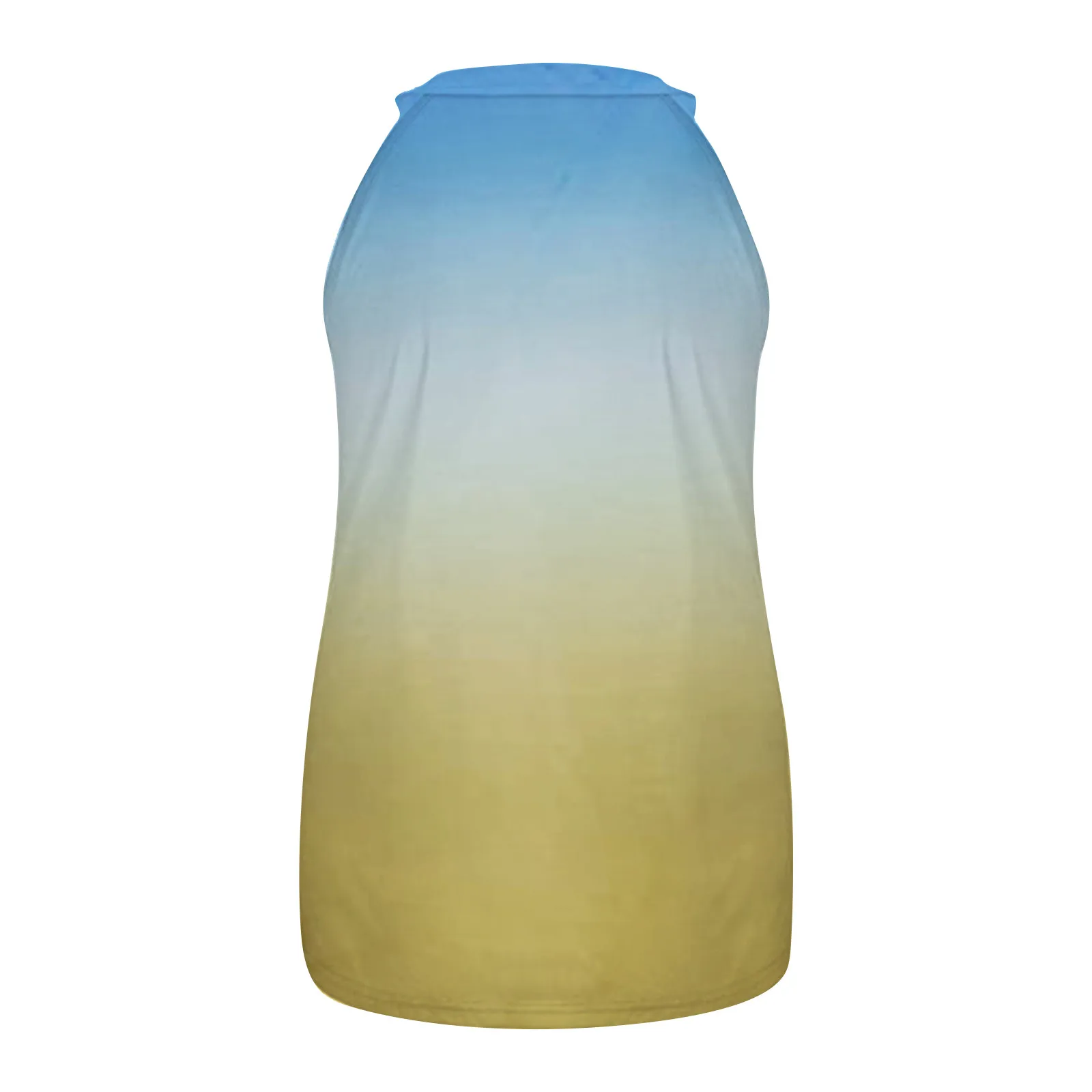 Женская Блузка с завязкой на шее повседневная облегающая без рукавов лето 2021 |