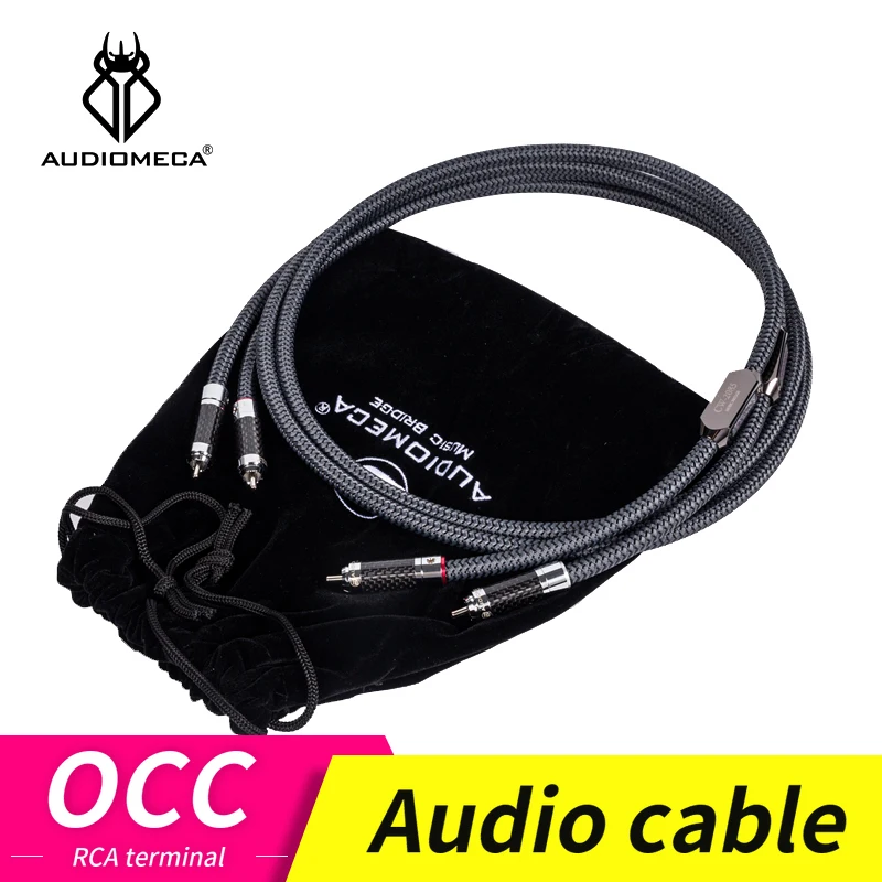 Аудиокабель Audiomeca Occ hifi кабель аудиоразъема rca усилитель мощности CD аудиокабель Hi