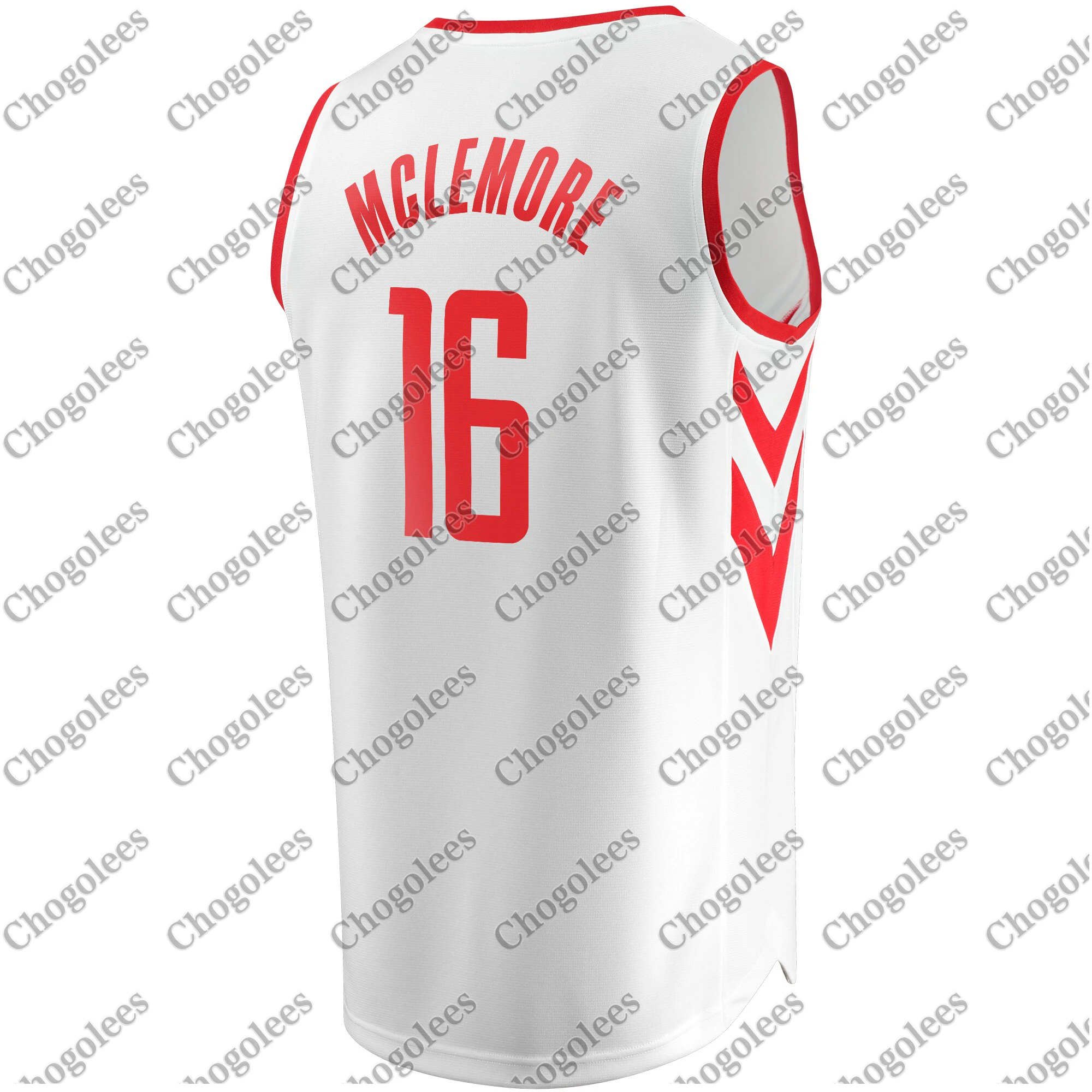 

Men Basketball Jersey Ben McLemore Houston Branded Fast Break Player Jersey Association Edition White