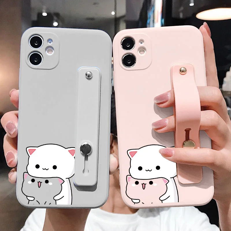 Чехол с ремешком на запястье для Huawei P40 P30 P20 Pro Psmart 2019 Honor 10 10i 20 Lite E 8X 9C Y9 Y6 Y7 Prime