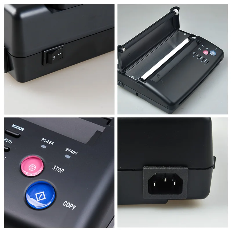 Tattoo Stencil Maker Transfer Machine Thermal Copier Printer With Gift 10 Pieces Papers | Красота и здоровье