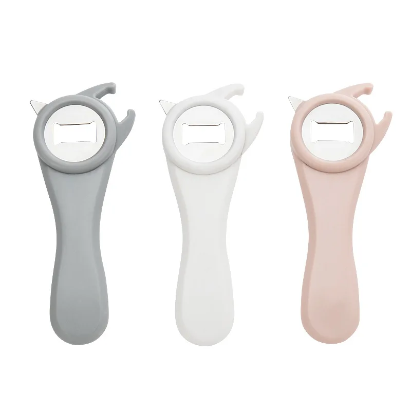 

Creative 4 In1 Beer Opener Portable Beverage Cans Opener Multi-Purpose Bottle Opener Kitchen Device Sets Bar Accessories