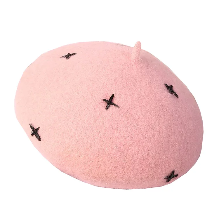 

Women's New Hats in Autumn and Winter Fashion Wool Berets Sweet and Lovely Bud Caps