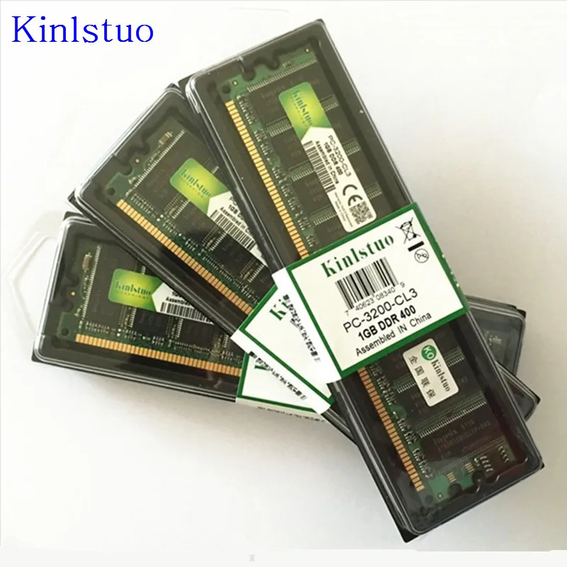 

Kinlstuo DDR1 memoria Desktop memory DDR 1gb pc3200/PC2700 ddr400 400MHz /333MHz 184Pin ram memory PC CL3 DIMM RAMs for computer