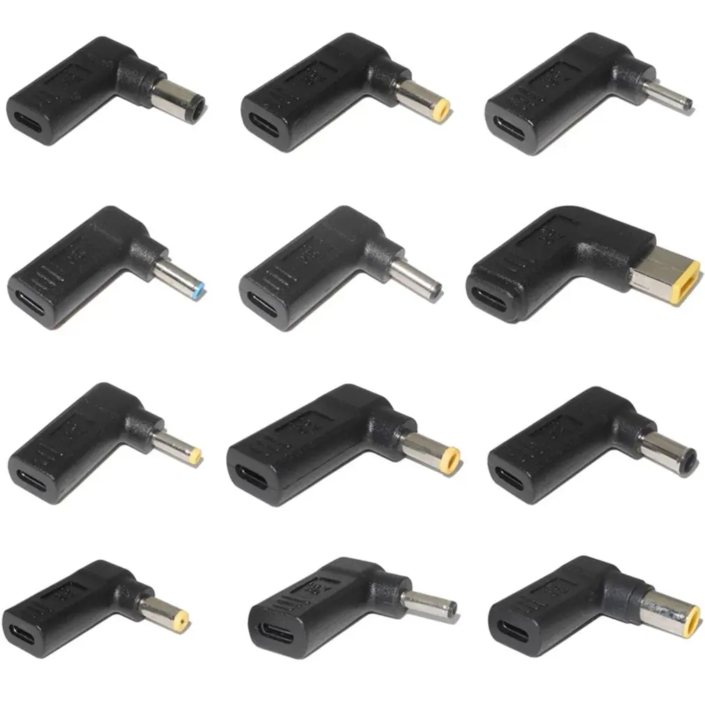 

Laptop Power Adapter Connector Dc Plug USB Type C Female to Universal Male Jack Converter for Lenovo for Asus Notebook Charger