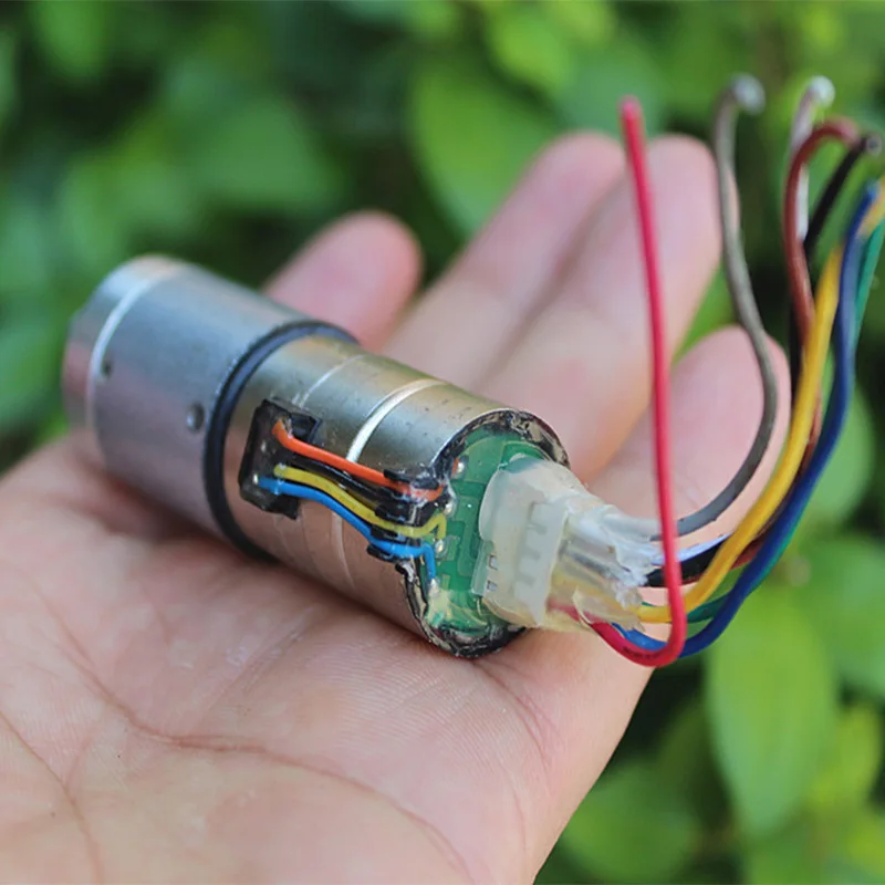 Микро 2 фазный 4 проводной шаговый двигатель с планетарным редуктором шаговым и