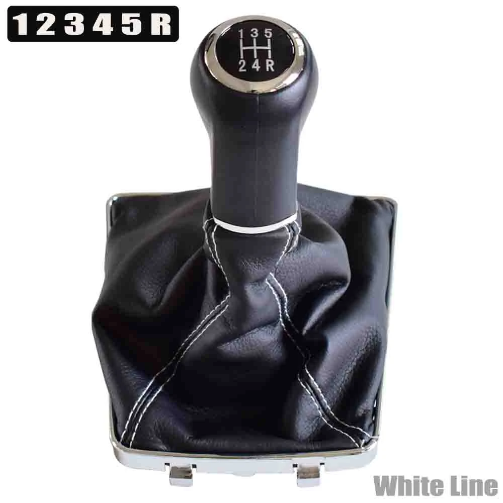 5-R-Speed-White 5 6 скоростей автомобильный Стайлинг ручная рукоятка для рычага переключения передач для VAUXHALL OPEL ASTRA III H 1,6 2004-2010 с гетрами крышка багажника - Название цвета: 5-R-Speed-White