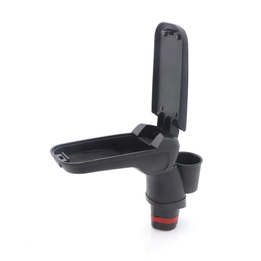 Кожаный подлокотник коробка для хранения с подстаканником шкафчик центральный