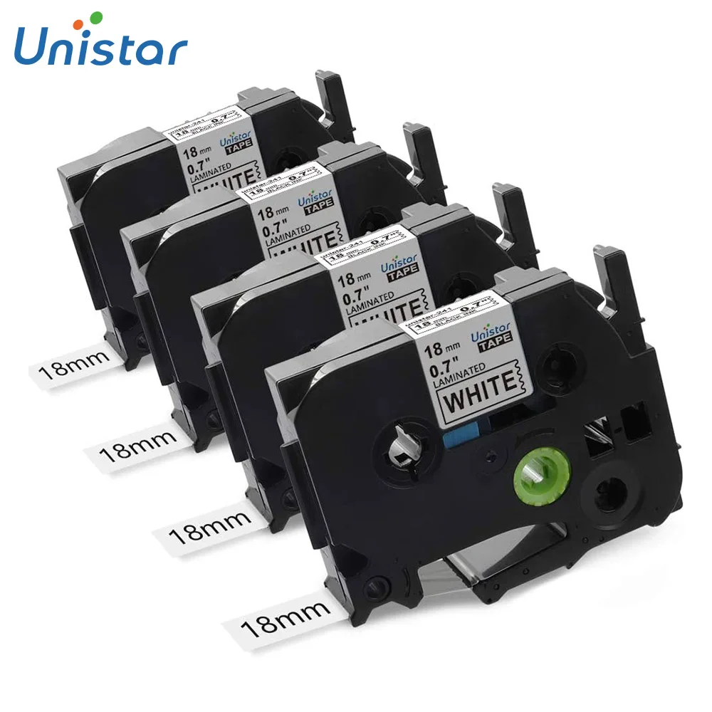 Unistar совместимая с лентой для этикеток Brother 18 мм 0 7 дюйма оборудованием магнитная