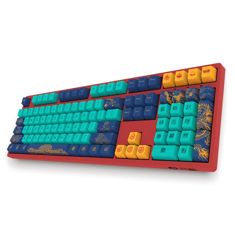 Akko Пекин 3108 V2 108 ключ PBT Keycap тип c Проводная Механическая игровая