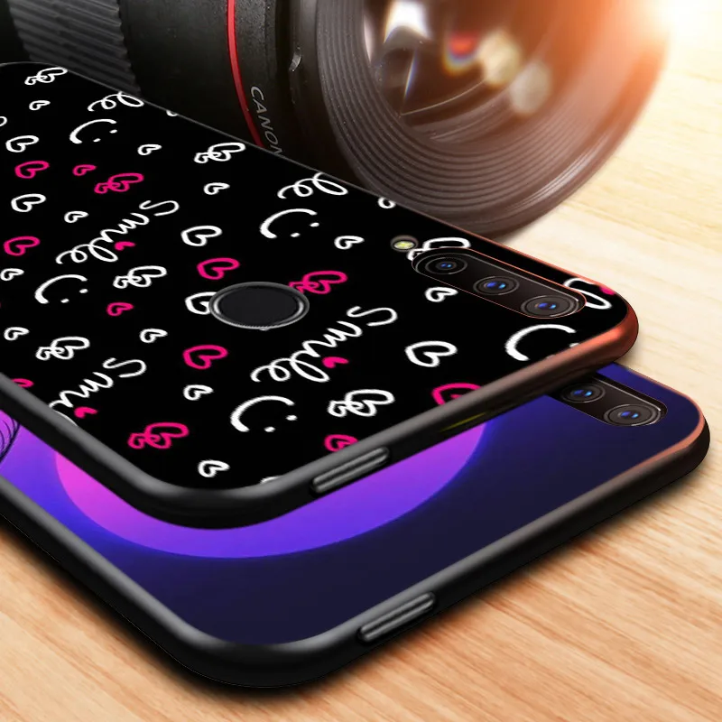 

Silicone Cover Keep Smile Happy For Huawei Honor 10i 9X 8X 10 9 Lite 8 8A 7A 7C 7S Pro Bright Glossy Phone Case