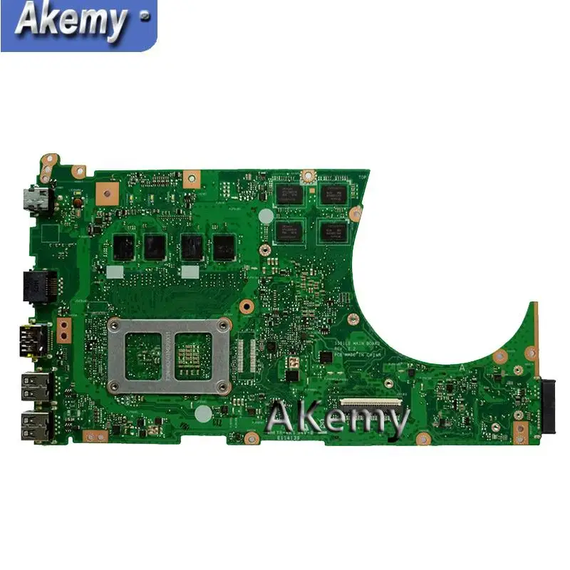 Akemy S551LN материнская плата для ноутбука ASUS S551LB S551LD S551L тест оригинальная 4G RAM I5-4200U