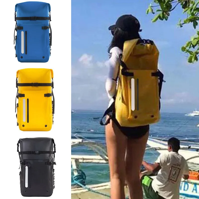 Влагозащищенный рюкзак 30 л с застежкой сверху и мягкой задней панелью передний