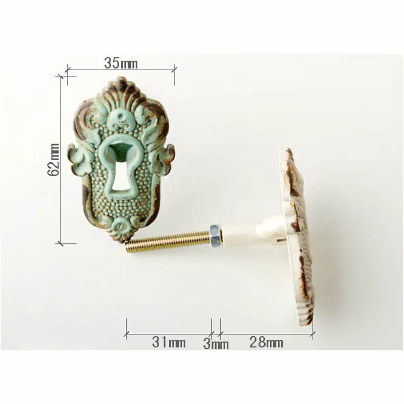 Европейская классическая мебель шкаф дверь цинковый сплав Замочная скважина