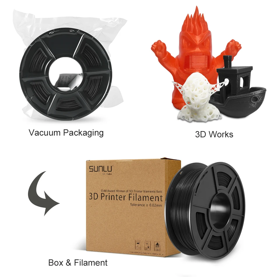 

3D Printer Filament PETG 3d 1KG 2.2lb 1.75mm PETG Filament NEW Plastic No-toxic Filament for DIY,Art Creation