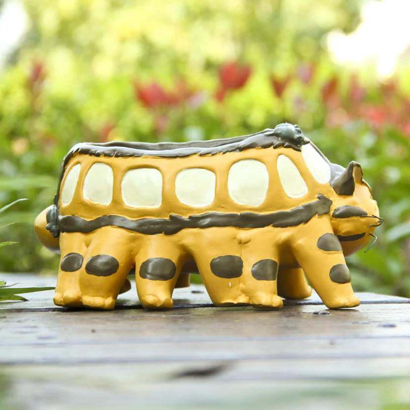 Большой кавайный мультяшный милый очаровательный дикий полосатый Кот автобус