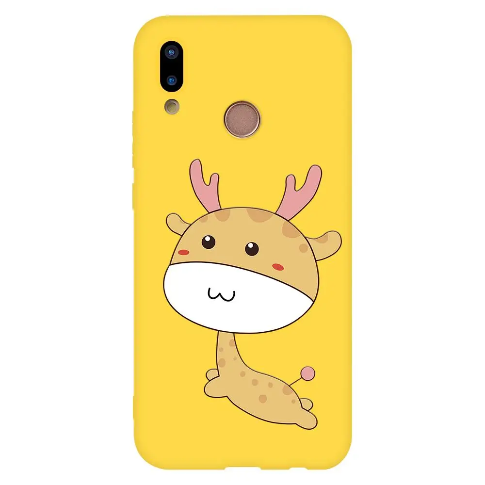 Khu-keailu Чехол для huawei Honor View 20 9 10 Lite 9X 7A Pro 7X 7C 10i 20i Play Cartoon Candy матовый чехол для huawei Honor 8X - Цвет: Khu-keailu